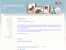 Tablet Screenshot of hybridmedicalgroup.com